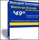 Webscript Encoder not only facilitates quickly encoding your web pages but also protect your HTML code against being acquired when people are viewing the source.